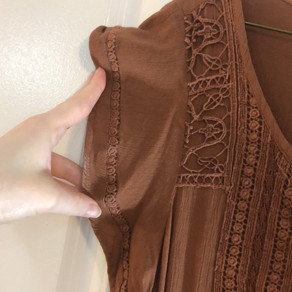 AEO Brown Romper - Picture 3 of 7